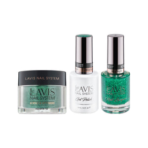 LAVIS 3 in 1 - 107 Wild Night - Acrylic & Dip Powder, Gel & Lacquer