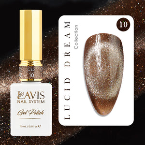 LAVIS Cat Eyes CE5 - 10 (Ver1) - Gel Polish 0.5 oz - Lucid Dream Collection