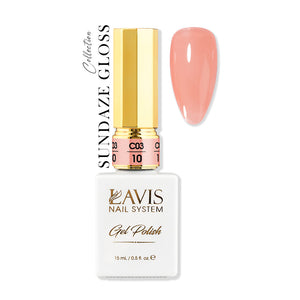 LAVIS C03 - 10 - Gel Polish 0.5 oz - Sundaze Gloss Collection by LAVIS NAILS sold by DTK Nail Supply