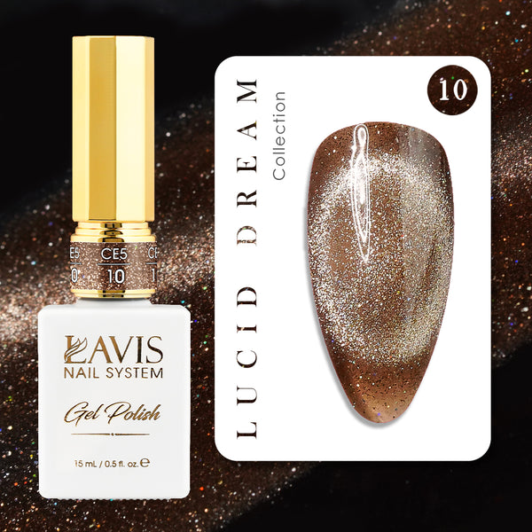 LAVIS Cat Eye CE5 - 10 - Gel Polish 0.5 oz - Lucid Dream Collection