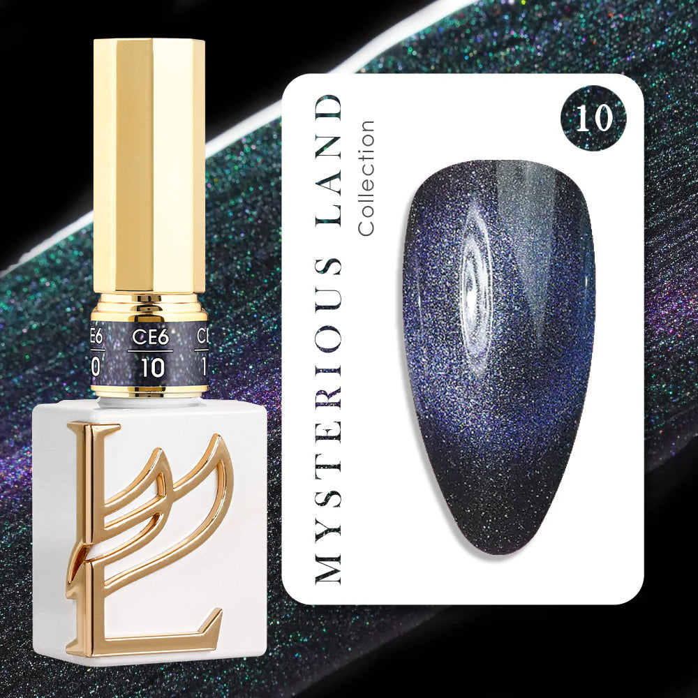 LAVIS Cat Eyes CE6 - 10 (Ver1) - Gel Polish 0.5 oz - Mysterious Land Collection