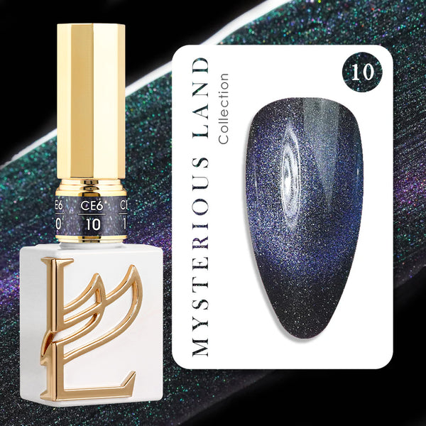 LAVIS Cat Eyes CE6 - 10 (Ver1) - Gel Polish 0.5 oz - Mysterious Land Collection