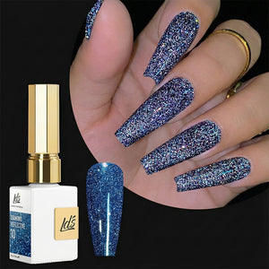 LDS Glitter 10 - Gel Polish 0.5 oz - Diamond Reflective Collection 