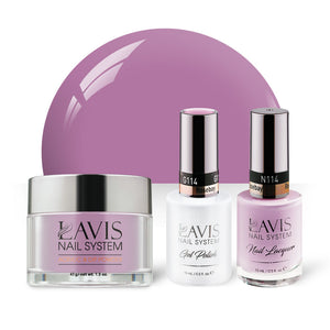 LAVIS 3 in 1 - 114 Rosebay - Acrylic & Dip Powder, Gel & Lacquer