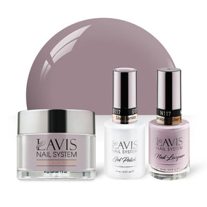 LAVIS 3 in 1 - 117 Silver Service - Acrylic & Dip Powder, Gel & Lacquer