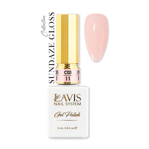 LAVIS C03 - 11 - Gel Polish 0.5 oz - Sundaze Gloss Collection by LAVIS NAILS sold by DTK Nail Supply