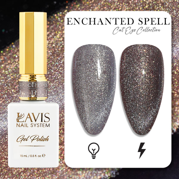 LAVIS Cat Eye CE11 - 11 - Gel Polish 0.5 oz -  Enchanted Spell Collection