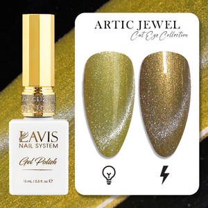 LAVIS Cat Eye CE12 - 11 - Gel Polish 0.5 oz -  Artic Jewel Collection