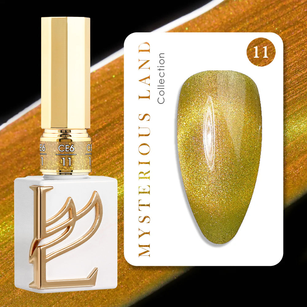 LAVIS Cat Eyes CE6 - 11 (Ver1) - Gel Polish 0.5 oz - Mysterious Land Collection