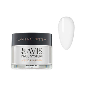 Lavis Acrylic Powder - 124 White Dove - White Colors