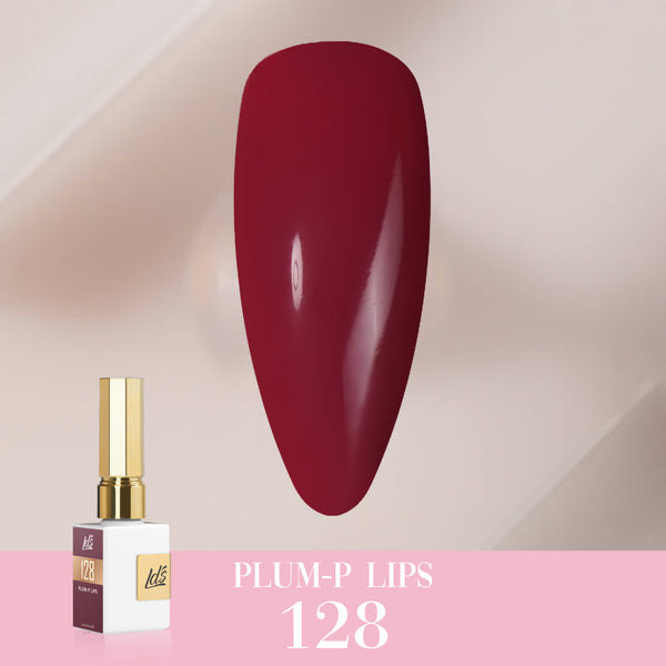 LDS Color Craze Collection - 128 Plum-p Lips - Gel Polish 0.5oz