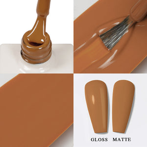 LAVIS LX1 - 012 - Gel Polish 0.5 oz - Coffee & Caramel Collection