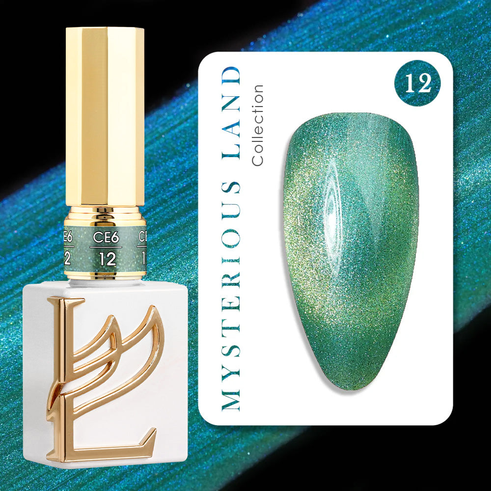 LAVIS Cat Eyes CE6 - 12 (Ver1) - Gel Polish 0.5 oz - Mysterious Land Collection