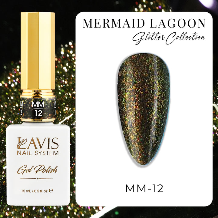 LAVIS Glitter - MM12 - Mermaid Lagoon Glitter Collection