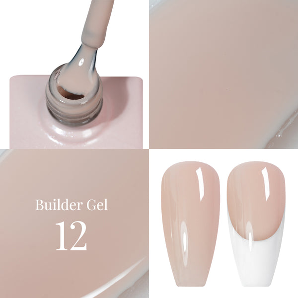 LAVIS Builder Gel In The Bottle - B12 Apricot - Gel Polish 15ml