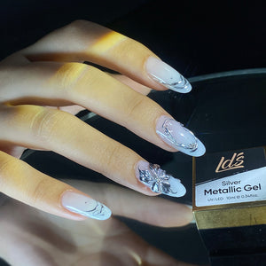LDS Silver Metallic Gel