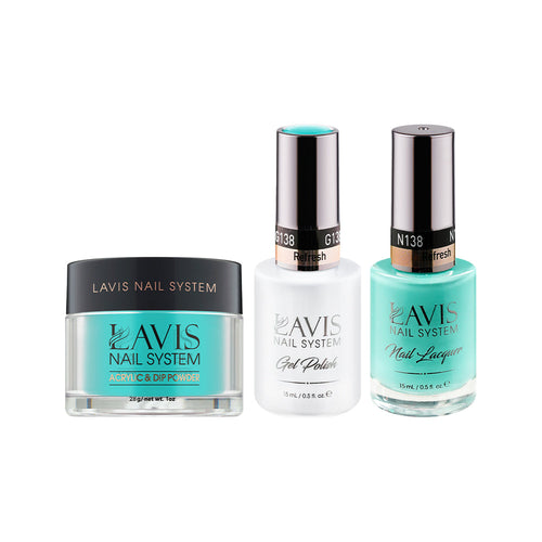 LAVIS 3 in 1 - 138 Refresh - Acrylic & Dip Powder, Gel & Lacquer