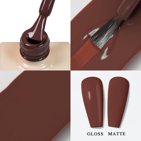 LAVIS LX1 - 013 - Gel Polish 0.5 oz - Coffee & Caramel Collection