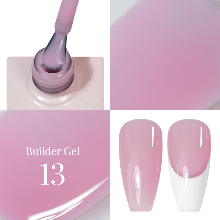 LAVIS Builder Gel In The Bottle - B13 Foxy Pink - Gel Polish 15ml
