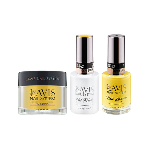 LAVIS 3 in 1 - 142 Corn Stallk - Acrylic & Dip Powder, Gel & Lacquer