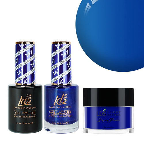 LDS 3 in 1 - 147 Cobalt Blue - Dip, Gel & Lacquer Matching