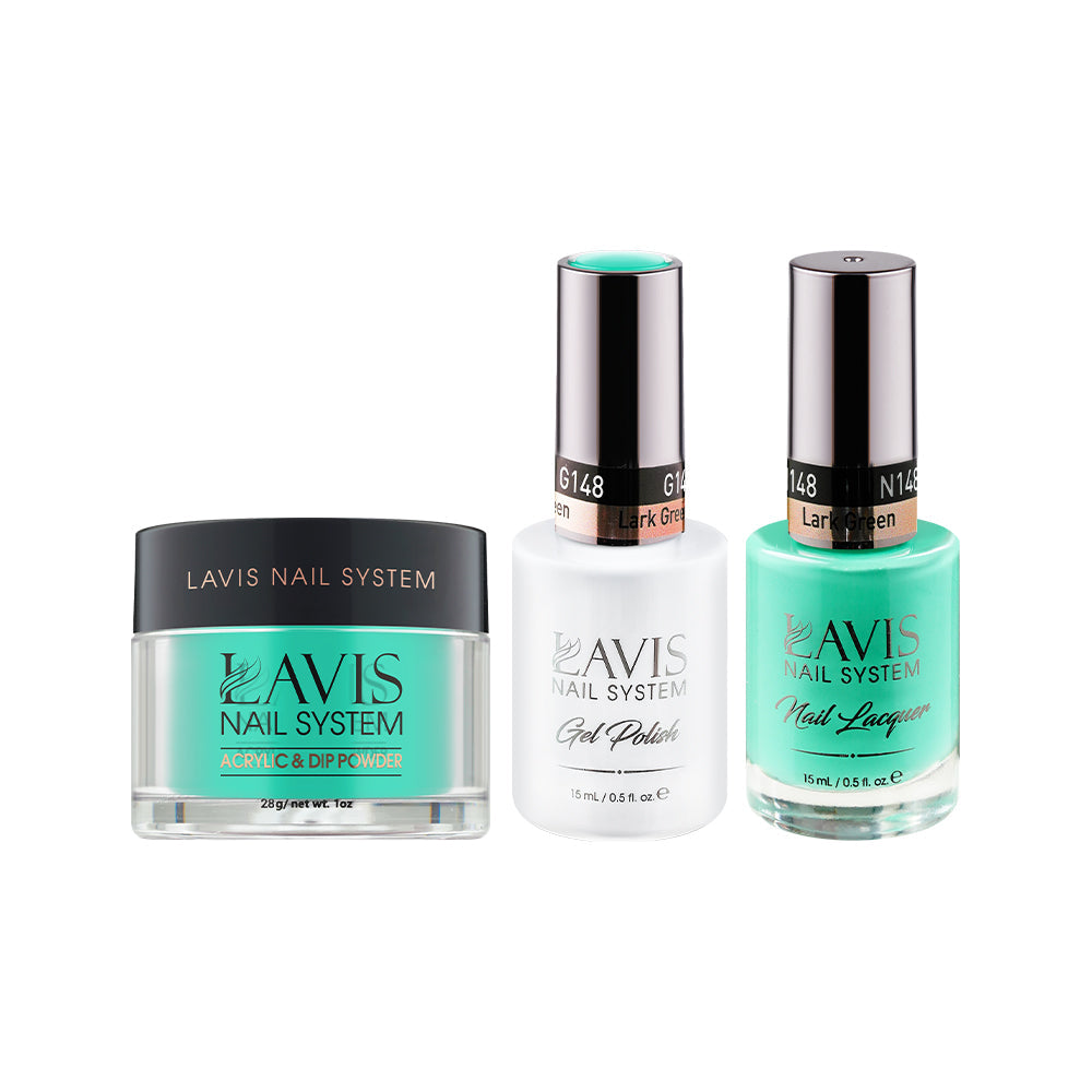 LAVIS 3 in 1 - 148 Lark Green - Acrylic & Dip Powder, Gel & Lacquer