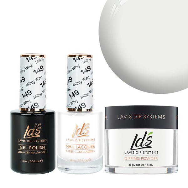 LDS 3 in 1 - 149 Milky way - Dip, Gel & Lacquer Matching