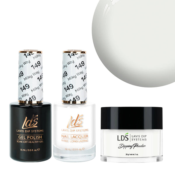 LDS 3 in 1 - 149 Milky way - Dip, Gel & Lacquer Matching