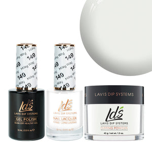 LDS 3 in 1 - 149 Milky way - Dip, Gel & Lacquer Matching