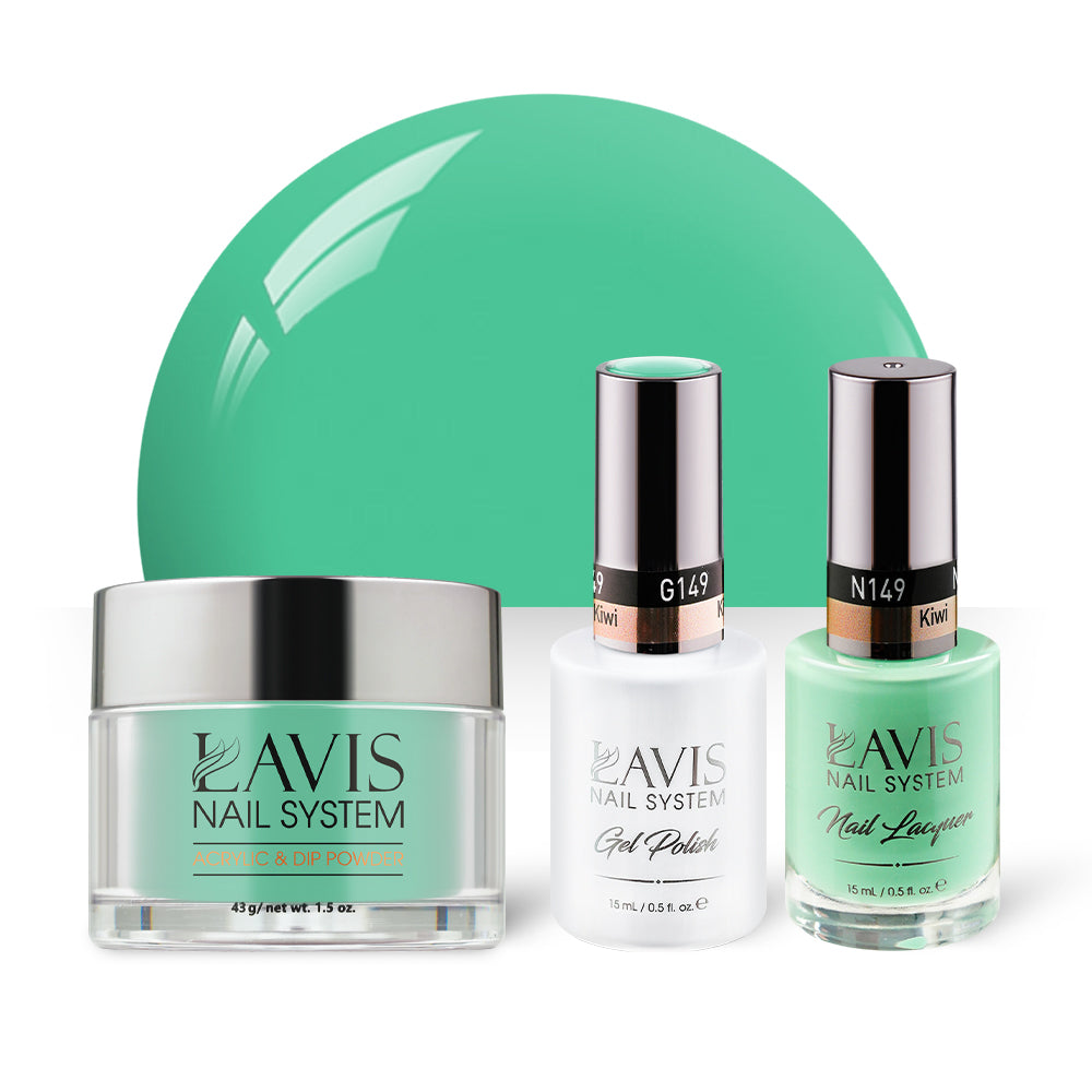 LAVIS 3 in 1 - 149 Kiwi - Acrylic & Dip Powder, Gel & Lacquer