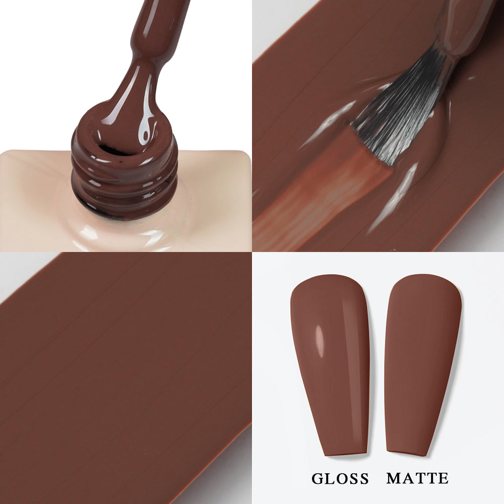 LAVIS LX1 - 014 - Gel Polish 0.5 oz - Coffee & Caramel Collection