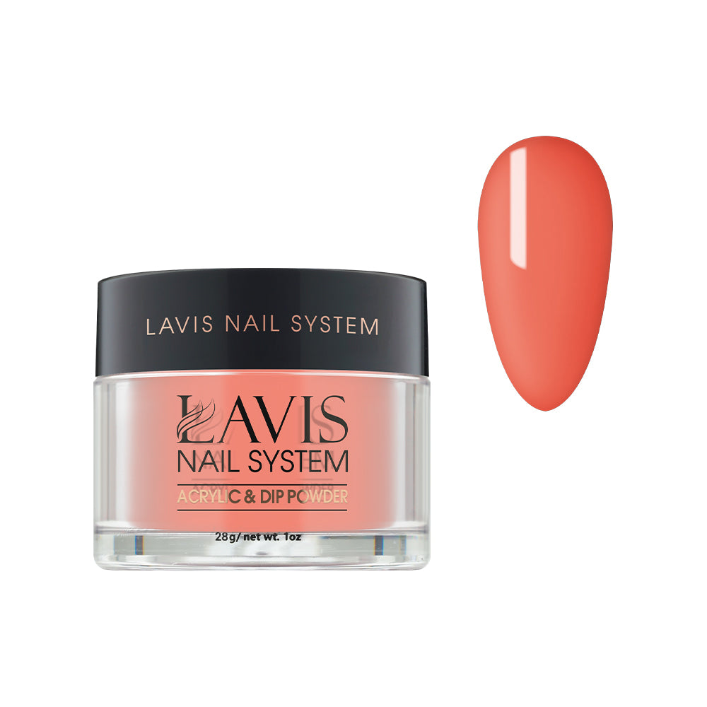 Lavis Acrylic Powder - 152 Ravishing Coral - Coral Colors