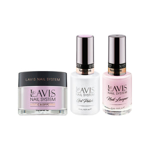 LAVIS 3 in 1 - 157 Vanity Pink - Acrylic & Dip Powder, Gel & Lacquer