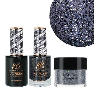 LDS 3 in 1 - 158 Starry, Starry Night - Dip, Gel & Lacquer Matching