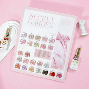 LAVIS Cat Eyes C14 - Set 24 Colors - Gel Polish 0.5 oz - Secret Garden Collection