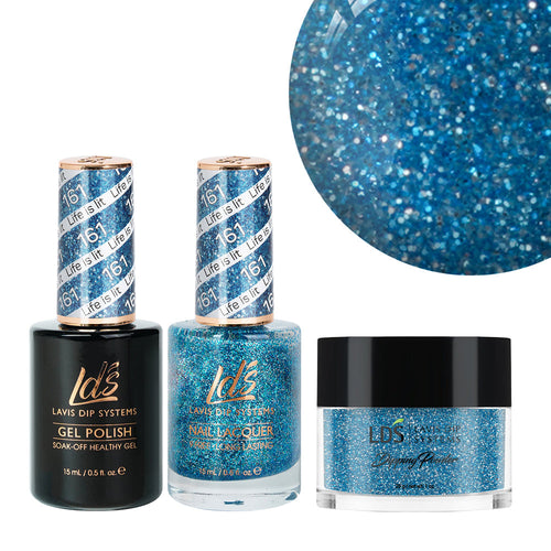 LDS 3 in 1 - 161 Life Is Lit - Dip, Gel & Lacquer Matching