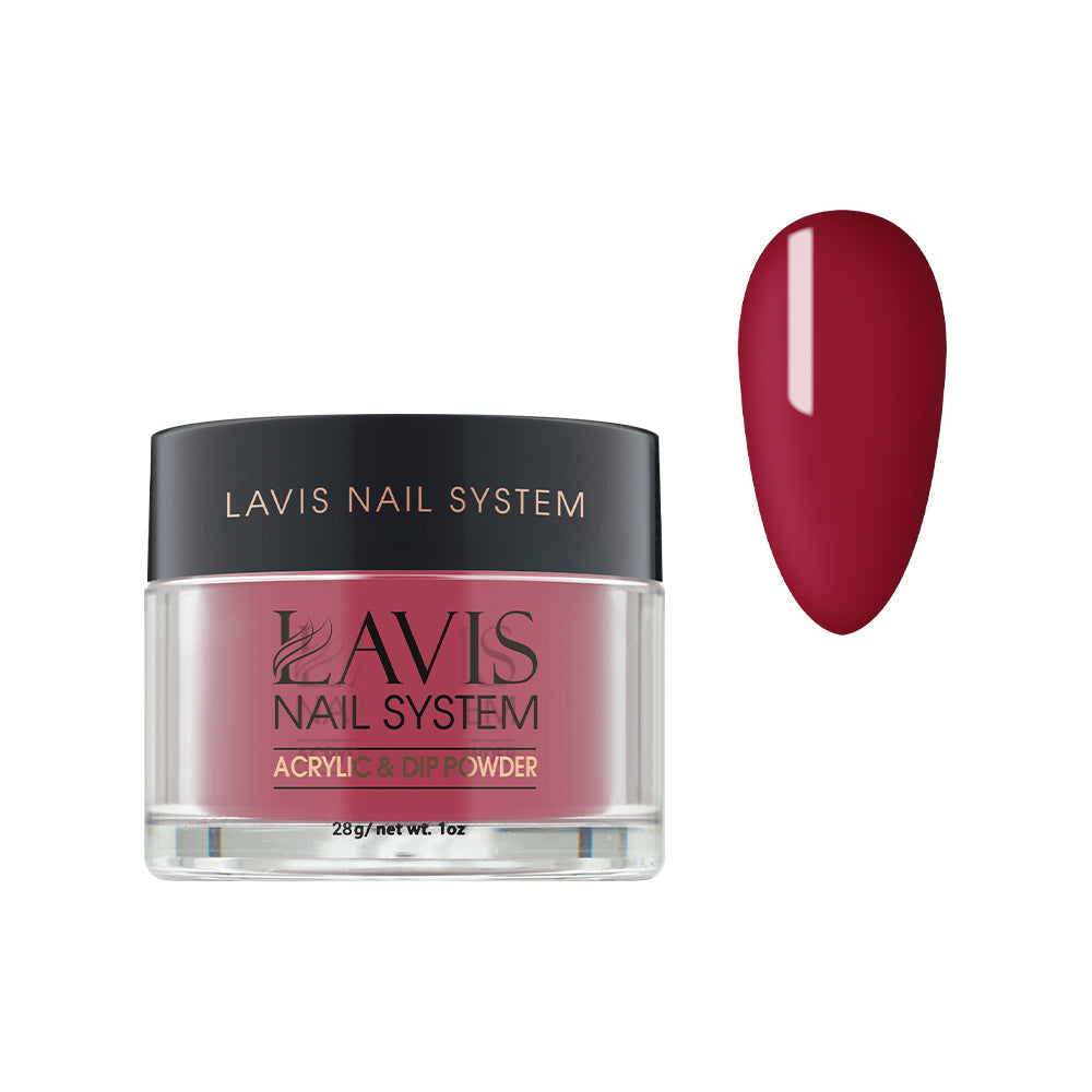 Lavis Acrylic Powder - 163 Fine Wine - Crimson Colors