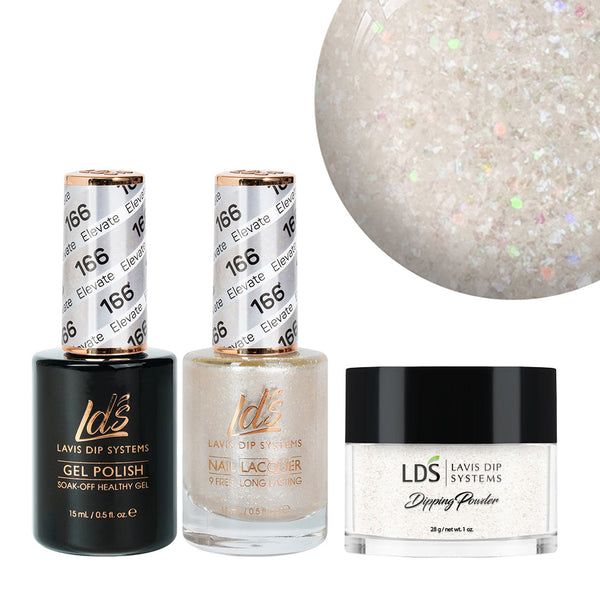 LDS 3 in 1 - 166 Elevate - Dip, Gel & Lacquer Matching