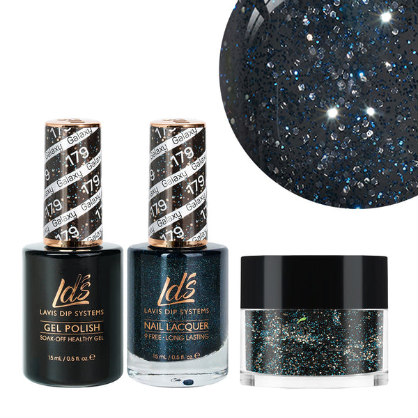 LDS 3 in 1 - 179 Galaxy - Dip, Gel & Lacquer Matching