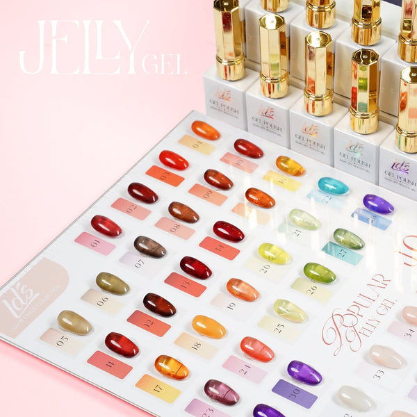 LDS J04 Jelly Collection + FREE LDS Moon Light Cat Eye RB07 + FREE LDS Rainbow I Cat Eye RB03 + FREE LAVIS Super Clear Cat Eye + FREE A'DOR Drip Base & Top + FREE Magnet (Ring or Ribbon)