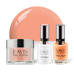 LAVIS 3 in 1 - 180 Carrot Cake - Acrylic & Dip Powder, Gel & Lacquer