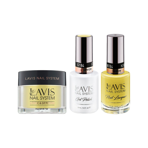 LAVIS 3 in 1 - 184 Overjoy - Acrylic & Dip Powder, Gel & Lacquer