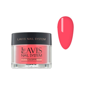 Lavis Acrylic Powder - 186 Hot Coral - Pink Colors