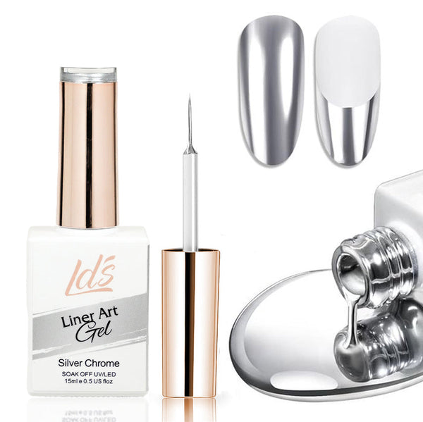 LDS Liner Art Silver Chrome