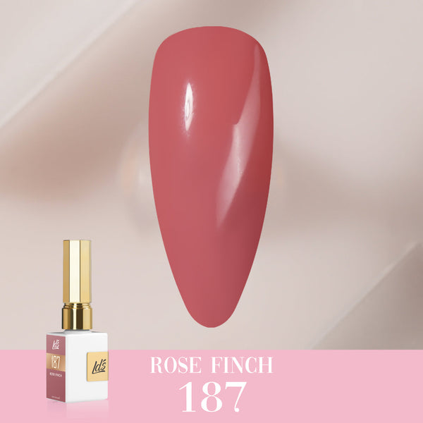  LDS Color Craze Gel Nail Polish - 187 Rose Finch - 0.5oz by LDS COLOR CRAZE sold by DTK Nail Supply