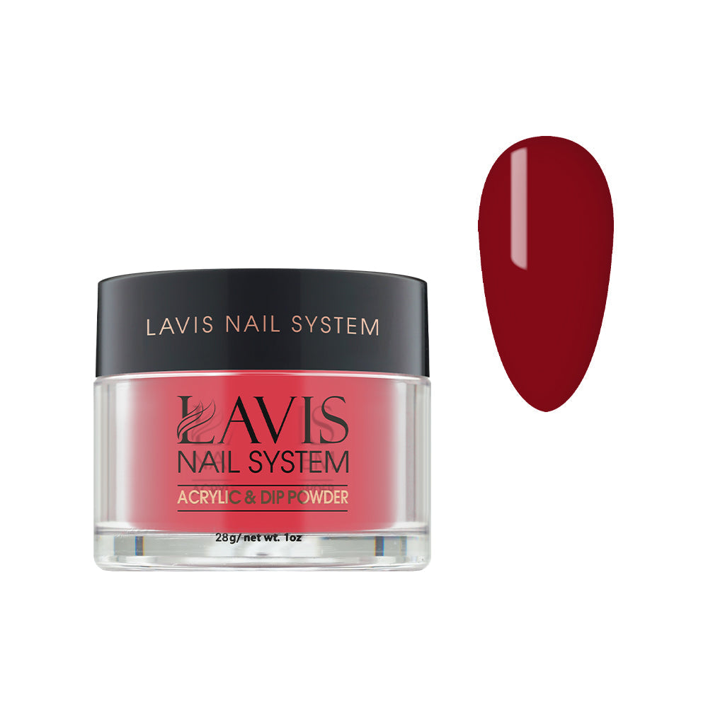 Lavis Acrylic Powder - 189 Coral Bellls - Crimson Colors