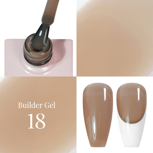 LAVIS Builder Gel In The Bottle - B18 Cappucino - Gel Polish 15ml