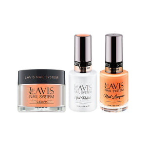 LAVIS 3 in 1 - 193 Tangerine - Acrylic & Dip Powder, Gel & Lacquer