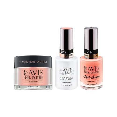 LAVIS 3 in 1 - 194 Charisma - Acrylic & Dip Powder, Gel & Lacquer