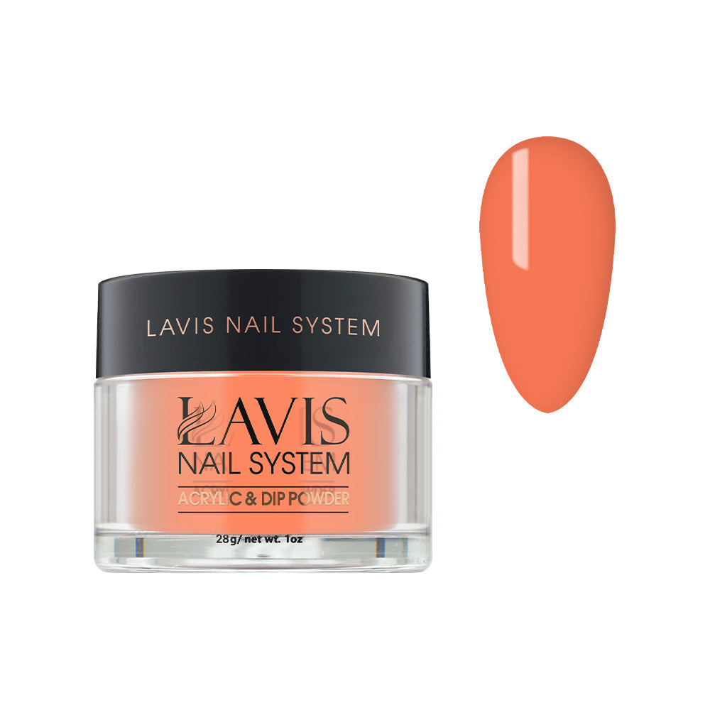 Lavis Acrylic Powder - 195 Sunset - Coral, Peach Colors